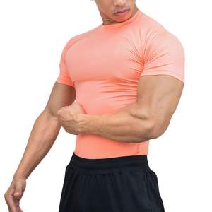 Camiseta Deportiva de Compresión para Hombre, Manga Corta, Secado Rápido, Transpirable, para Gimnasio, Entrenamiento, Running, Fitness, Cuello Redondo - Product Image 3