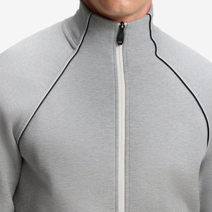 2026 Wholesale Heavyweight Regular Fit Men's Pullover Hooded Breathable 100% Cotton Custom Printed <b>Fleece</b> Tracksuit Set - Product Image 4