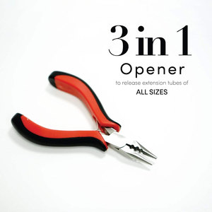 Kit professionnel d'extensions capillaires tout-en-un 5-en-1 : Outils à fermeture éclair, aiguilles à micro-anneaux, aiguille de tirage, aiguille à boucle, outil manuel pour cheveux - Product Image 2