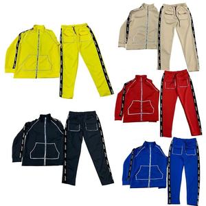 Track Suit for Men Nylon and Men's Nylon Tracksuits with <b>Reflective</b> Tracksuit Set and Custom Wholesale Polyester Sweatsuits - Product Image 1
