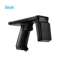 Lecteur RFID UHF portable longue portée NFC 860-960Mhz, lecteur-graveur RFID portable, scanner laser pour l'inventaire des entrepôts de vente au détail