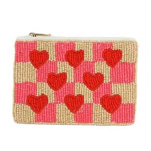 Monedero de mano vintage hecho a mano con cuentas, bolsa de viaje con cremallera, personalizado - Product Image 3