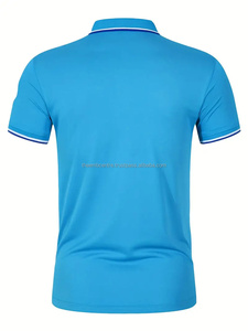 Gran oferta 100% Camiseta de algodón para hombre, logotipo personalizado, precio al por mayor, camiseta de manga corta para hombre, 2024 polos, polos para hombre - Product Image 4
