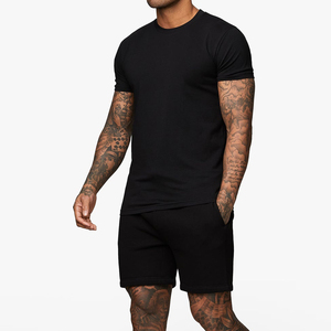 Shorts décontractés pour hommes en pur coton, taille mi-haute, avec cordon de serrage, délavés à l'acide, personnalisables, par le fabricant - Product Image 5