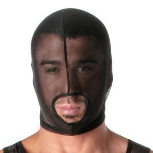 หน้ากากคลับแวร์สีชมพูสำหรับผู้ชาย ดีไซน์นีออนสดใส โดดเด่น พร้อมตาข่ายคลุมศีรษะ - Product Image 5