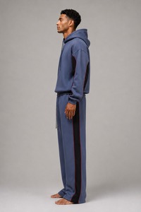 Conjunto Deportivo de Dos Piezas para Hombre, Estampado, Informal, de Invierno, de Forro Polar, de Secado Rápido, con Cierre de Cordón Ajustable, Personalizable - Product Image 6