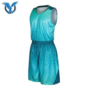 Uniforme de baloncesto con cuello en V, uniforme de baloncesto con logotipo personalizado impreso por sublimación - Product Image 3