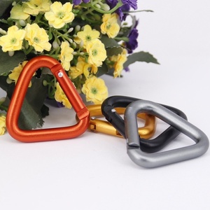 Factory spot supply, triangular mountaineering buckle, outdoor aluminum alloy mountaineering buckle Bluetooth audio <b>hook</b> - Product Image 4