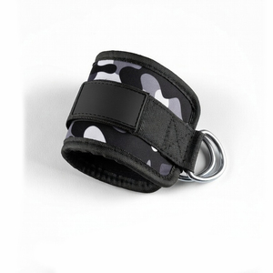 Correas de tobillo de neopreno de alta calidad y color personalizado para levantamiento de pesas y entrenamiento, talla grande, ajustables, transpirables y con soporte. - Product Image 2