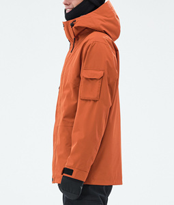 2026 Orange Color Outdoor Winter Thermal Plus Size Snowboard Ski Jacket Waterproof Windproof Insulated Custom OEM ODM - Product Image 3