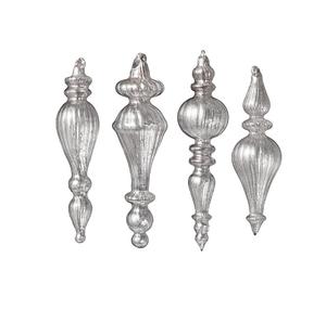 Ornements en verre bleu, boules de Noël à remplir pour les travaux manuels, décoration de sapin de Noël, décoration de fête de mariage, décoration de maison de Noël - Product Image 4