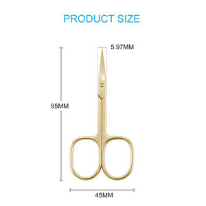 Manicure Straight <b>Nail</b> Edge Cutter <b>Nail</b> Sticker 2026 <b>Nail</b> Art Scissor Stainless Steel Cutter Eyebrow Scissors <b>Nail</b> Tool - Product Image 3