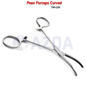 Pinzas de Pean de Acero Inoxidable, Hemostato Curvo con Bloqueo, Instrumento Quirúrgico Dental de Primera Calidad, Certificado CE - Product Image 4
