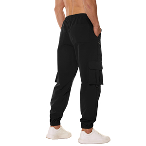 Plus Size Mens Cargo Jogger Pants Multi Pocket Regular Fit Bottoms Custom Logo Cargo Trousers For Casual Comfort - Product Image 2