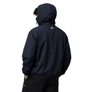 Custom Navy Tactical Hooded Balaclava Windbreaker Pullover Men’s <b>Lightweight</b> Outdoor Utility Men's <b>Jackets</b> OEM Streetwear Bulk - Product Image 2