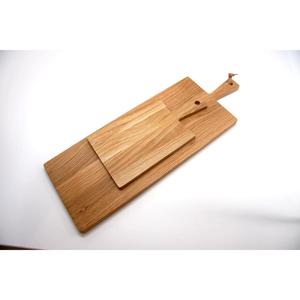 เขียงไม้สี่เหลี่ยมทำมือ ใช้เสิร์ฟและหั่นอาหาร ทำความสะอาดง่าย - Product Image 5