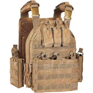 Gilet tactique multi-poches pour activités de plein air avec sangles réglables, poches avant et fermeture à boucle sécurisée - Product Image 3
