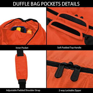 Bolsa de Gimnasio Unisex de Primera Calidad, Gran Capacidad, Poliéster y Nailon Duraderos, Correa Ajustable, Diseño Cómodo para el Uso Diario - Product Image 5