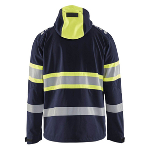 Breathable Waterproof Canvas Letter Pattern Stand Collar Winter Hooded Safety <b>Jacket</b> Construction <b>Workers</b> Full Custom High - Product Image 2