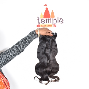 Cheveux indiens Remy alignés sur les cuticules, 100g, ondulation profonde, lisses, noirs, ondulation naturelle, double trame tissée/à clipser, pour femmes, 100% naturels, pas chers - Product Image 5
