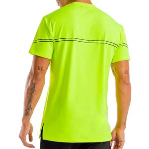 Camiseta de corte regular en blanco con estampado personalizado de moda de alta calidad, camiseta de manga corta de poliéster para hombre, transpirable, anticontracción, antibolitas - Product Image 2