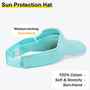 Casquette de soleil unisexe réglable pour sports de plein air, protection UV, légère, pour golf et tennis, vente en gros OEM - Product Image 3
