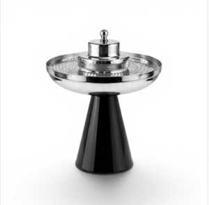 Quemador de Incienso Oud de Acero Inoxidable de Lujo, Mabkhara con Soporte de Cono Rojo Vibrante, Calentadores de Alimentos y Cazuelas Premium - Product Image 5