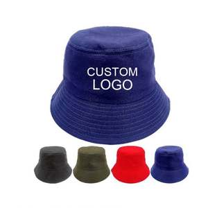 Chapeau Bob Personnalisé en Gros Réversible Imprimé Brodé en Coton pour la Protection Solaire - Product Image 1