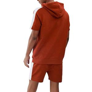Conjunto Deportivo para Hombre, Sudadera con Capucha y Pantalones Cortos, Diseño Exclusivo, Resistente al Viento, 2 Piezas - Product Image 2