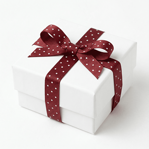 Wholesale 6mm Burgundy White Polka Dot Grosgrain <b>Ribbon</b> for Hair Accessories Handmade Crafts Packaging Decor Decorative Wrapping - Product Image 2