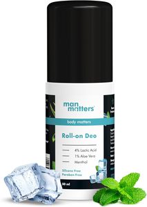 Desodorante Roll-on 50ml | Frescura refrescante de larga duración, elimina el mal olor, ilumina las axilas |   Ácido láctico, Aloe Vera y Mentol - Product Image 6
