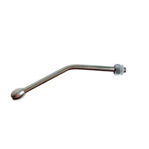 Curved Stainless Steel Oral Cannula Drenching Tube with <b>Threaded</b> <b>Lock</b> Reusable Veterinary Instrument - Product Image 6