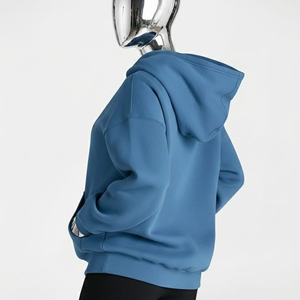 Best Quality Cotton & Fleece Winter Solid Front Logo Women Hoodies Oversized Wholesale Customized Private Label - Product Image 1