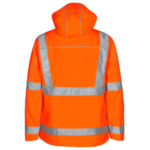 Best Quality <b>High</b> <b>Visibility</b> Construction Workwear <b>Jackets</b> Hi Vis Waterproof Feature <b>Softshell</b> Safety Security <b>Jackets</b> - Product Image 4