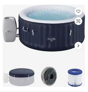 Miami AirJet Portable 4-Person Inflatable <b>Hot</b> <b>Tub</b> with Soothing AirJet Massage System 3-Year Warranty Made in Delhi - Product Image 3