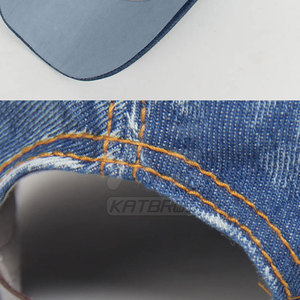 Nouveauté : Casquettes en jean décontractées de qualité supérieure, ajustement confortable, look moderne, 100 % coton respirant, toutes saisons - Product Image 4
