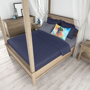 Cane Corso Hippie Dawg, funda de almohada con ilustraciones decorativas estándar, fundas de cojines ligeras Súper suaves y fáciles de cuidar - Product Image 4