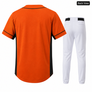 Camiseta de Béisbol Personalizada para Hombre, Uniforme de Equipo con Botones, Logotipo Personalizado, Marca Privada, Fabricante de Ropa Deportiva al por Mayor OEM ODM - Product Image 2