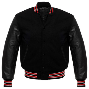 2026 Premium <b>Mens</b> Black for Varsity Style <b>Canvas</b> <b>Jacket</b> Eco-Friendly Waterproof Winter Urban Streetwear Fashion - Product Image 1