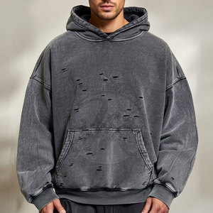 Hoodies personnalisés effet usé pour le streetwear – Couleurs sur mesure, style unique – En vente - Product Image 3