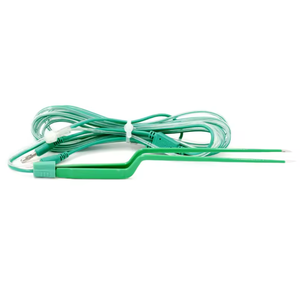 Pinzas Bipolares Eléctricas con Recubrimiento de Cauterización, Mayor Durabilidad, Punta Fina, Reutilizables, Tipo Bayoneta, para Cirugía General, Autoclavables, Clase I, 5 Años - Product Image 1