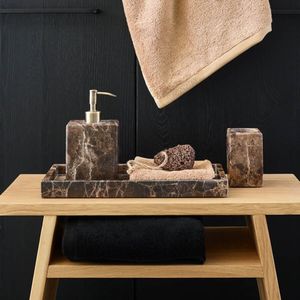 Elegant washroom <b>accessories</b> spa inspired <b>bathroom</b> <b>set</b> natural stone <b>bathroom</b> collection modern <b>bathroom</b> essentials hotel style - Product Image 5