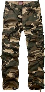 Pantalon cargo unisexe décontracté en molleton français respirant - Product Image 2