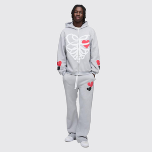 กางเกงวอร์มผ้าฝ้ายมีฮู้ดพิมพ์ลายออกแบบได้เองโลโก้100% ออกแบบได้ตามต้องการดีไซน์ล่าสุด - Product Image 1