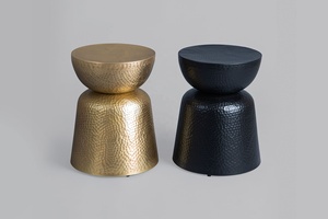 Round Brass <b>Marble</b> <b>Table</b> Handmade Made in India Commercial Buyers Usage Hotel Office Room New Designs Customize Size 2022 Modern - Product Image 4