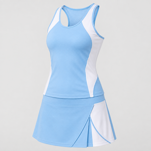 Premium-Tennisuniform für Damen bietet leichtes Material, flexible Konstruktion und bequeme Passform für Tennistraining und Wettkämpfe. - Product Image 1