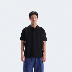 เสื้อยืดคอกลมสีดำพิมพ์ลายกราฟิกแขนสั้นทรงปกติผ้าฝ้ายแท้ 100% หนานุ่มพิเศษสำหรับผู้ชาย - Product Image 1