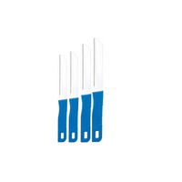 Couteaux à steak en gros, en acier inoxydable dentelé avec manche en PP, fournisseur de confiance, logos personnalisés et OEM acceptables, ensemble de couteaux à steak