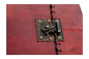 Genuine Antique <b>Lock</b> Simple Leather Journal Handmade Spiral Saddle Stitching Sewing Binding Elegant Gift <b>Notebook</b> Custom Color - Product Image 6