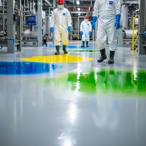 Sistema de Pisos Epóxicos Metálicos Decorativos con Efecto Mármol, Revestimiento Epóxico 3D de Alto Brillo, Pisos Epóxicos de Diseño para Interiores - Product Image 1